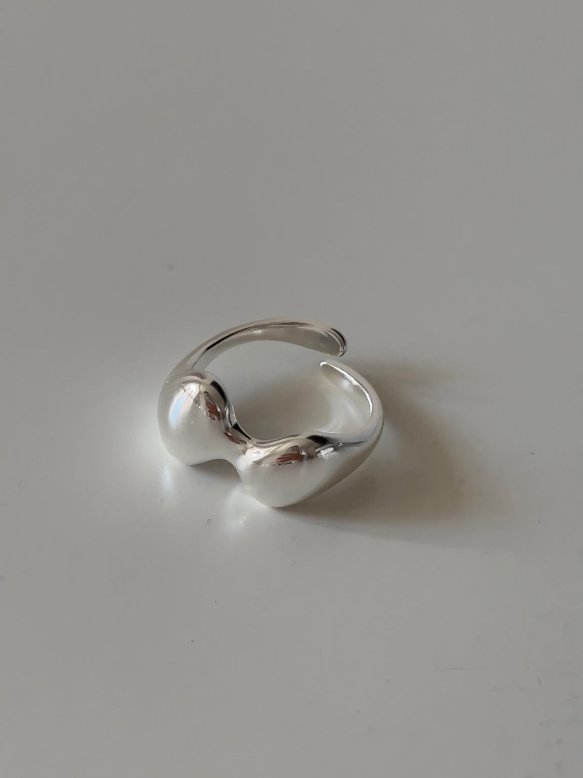 ripple silver ring