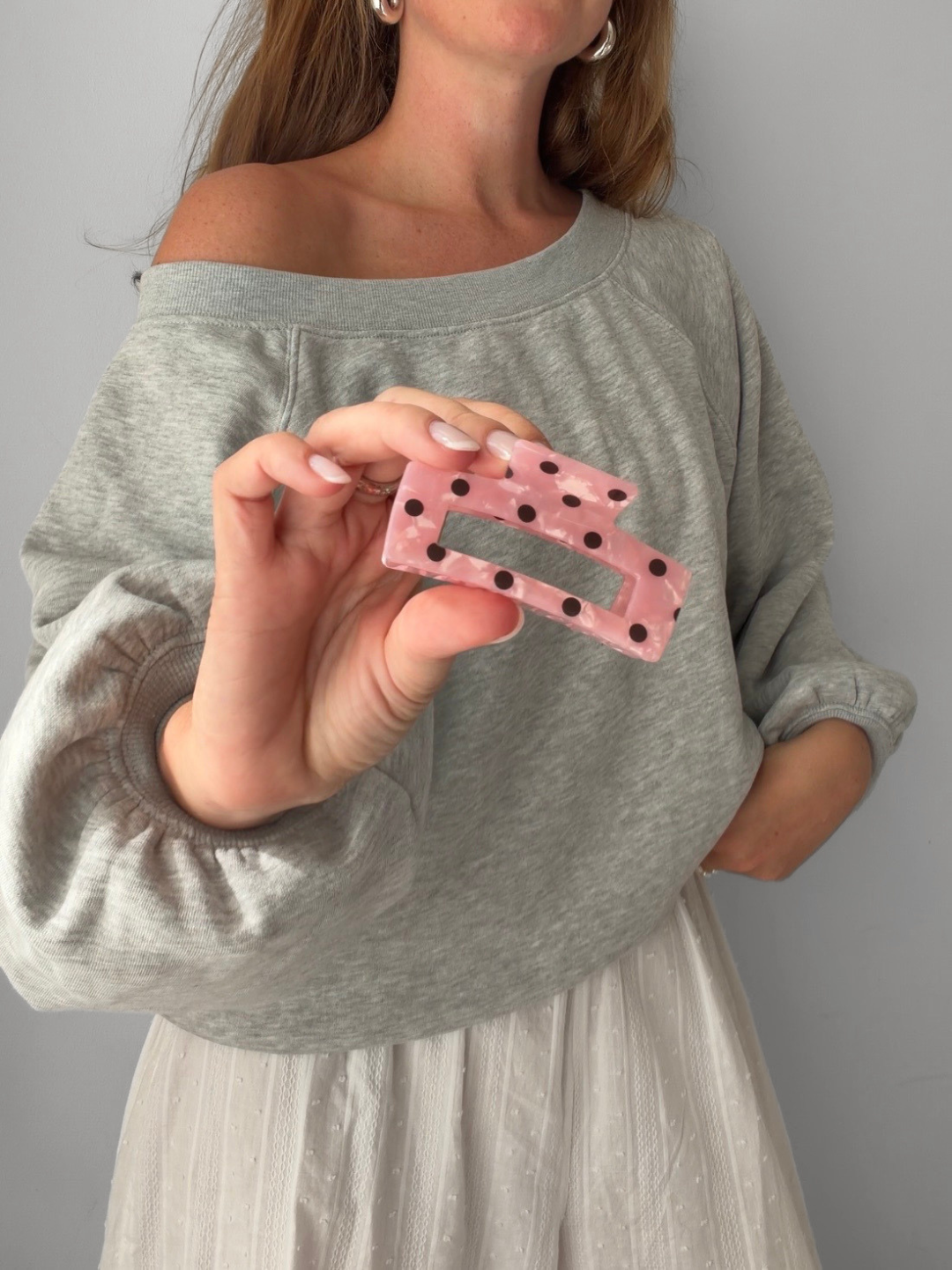 rose polka dots