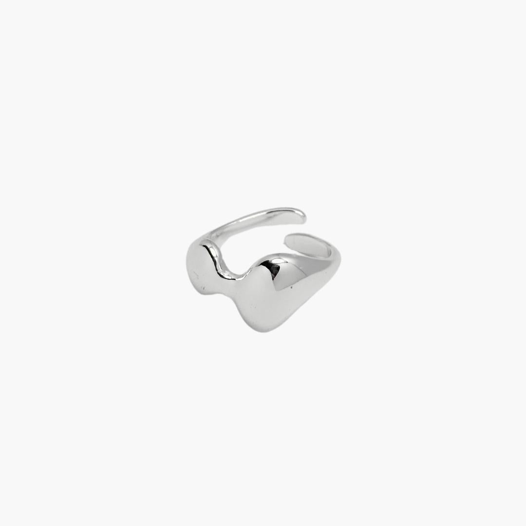 ripple silver ring