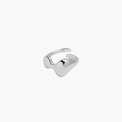 ripple silver ring