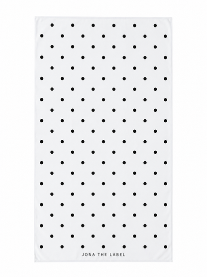 Beach Towel in polka dots