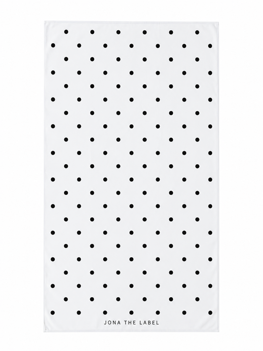 Beach Towel in polka dots