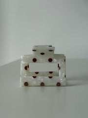 JOSEFIN CLIP red polka dots