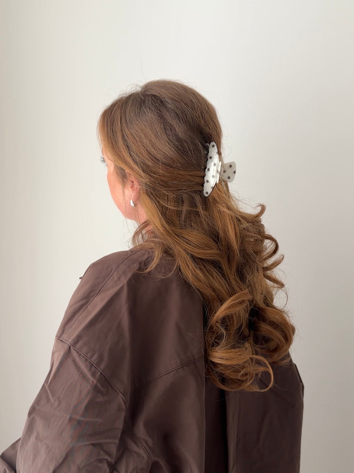 brown polka