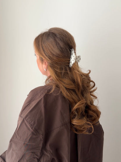 brown polka
