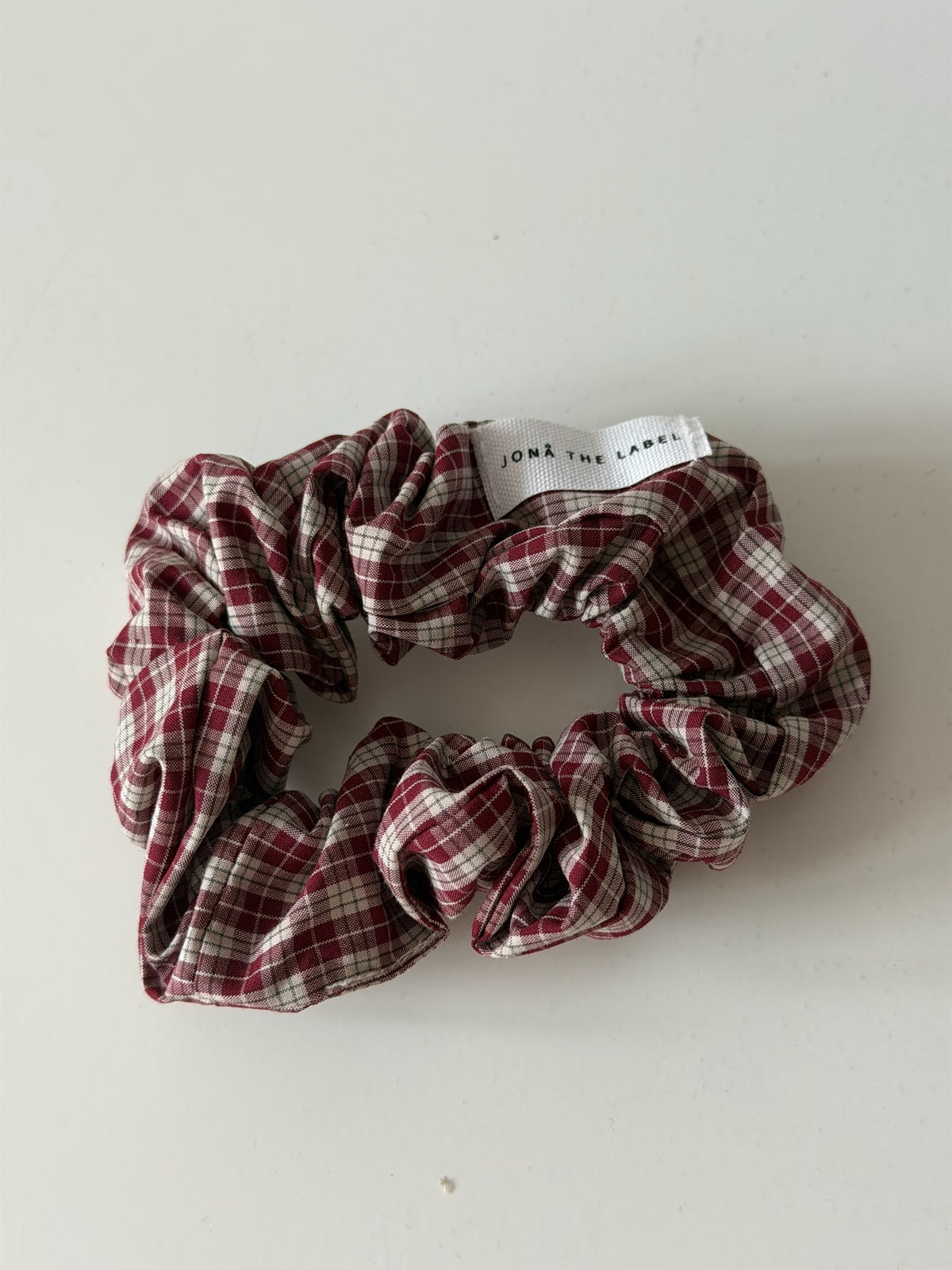 burgundy plaid