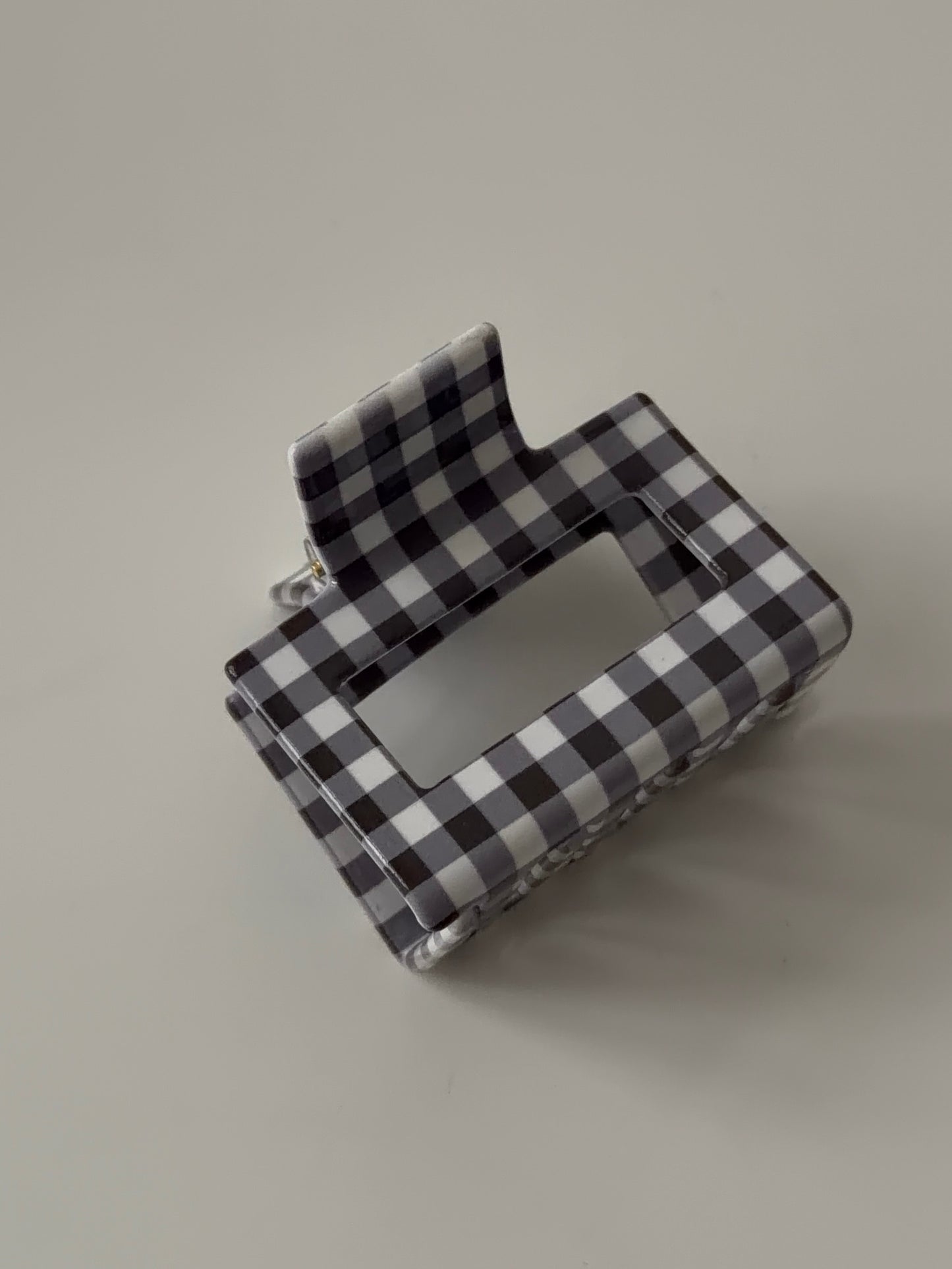 JOSEFIN CLIP in brown gingham