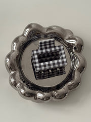 JOSEFIN CLIP brown gingham