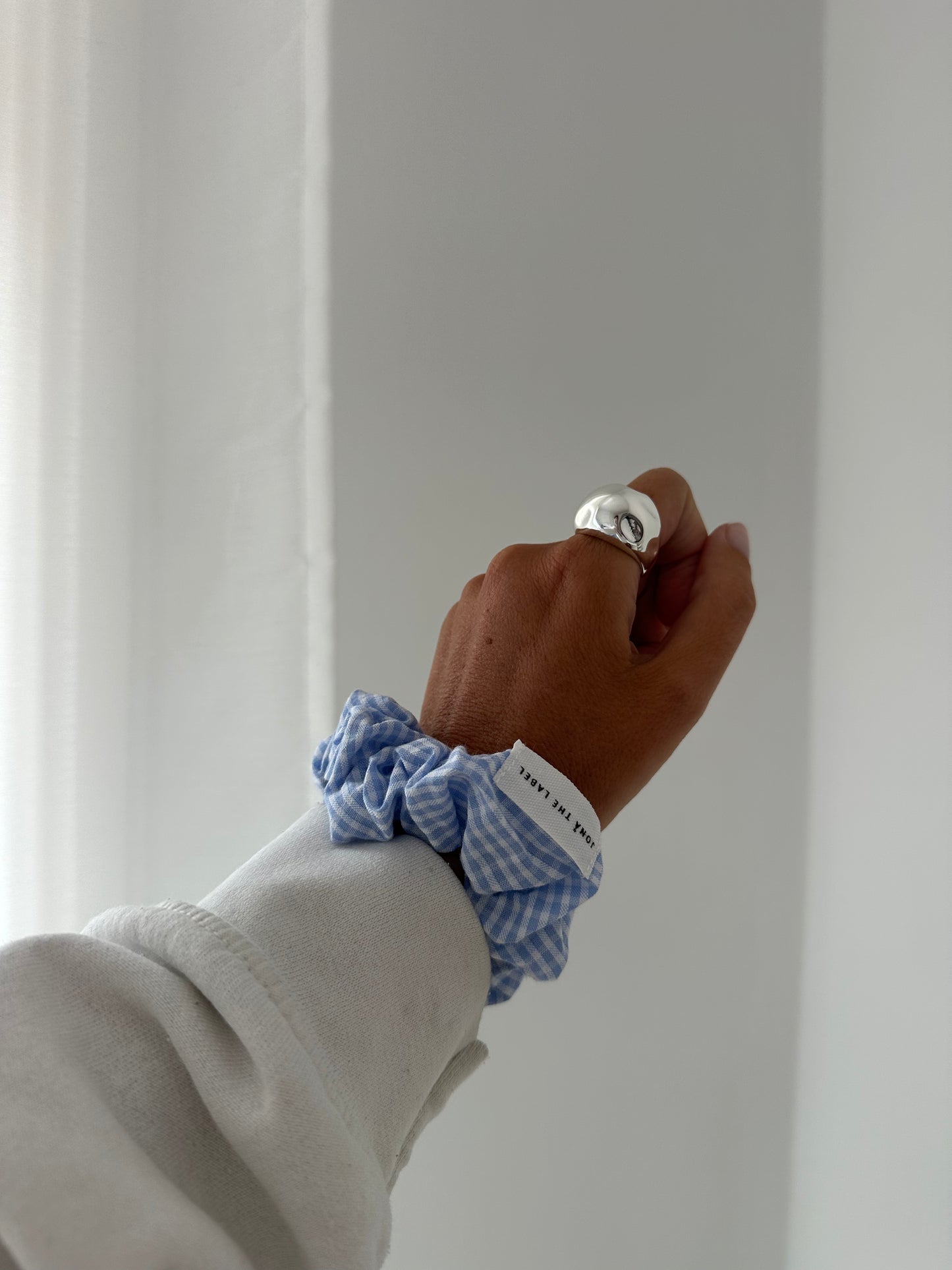blue gingham