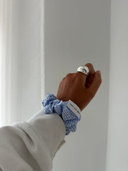 blue gingham
