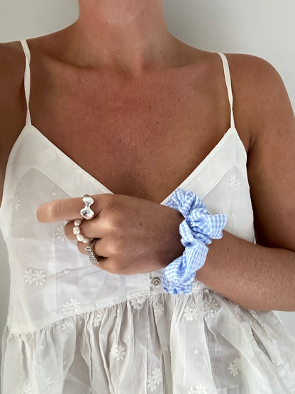 blue gingham