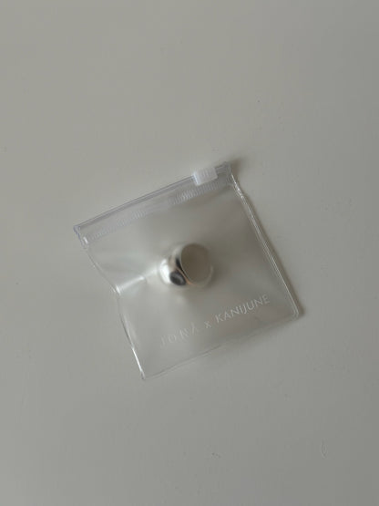bold silver ring