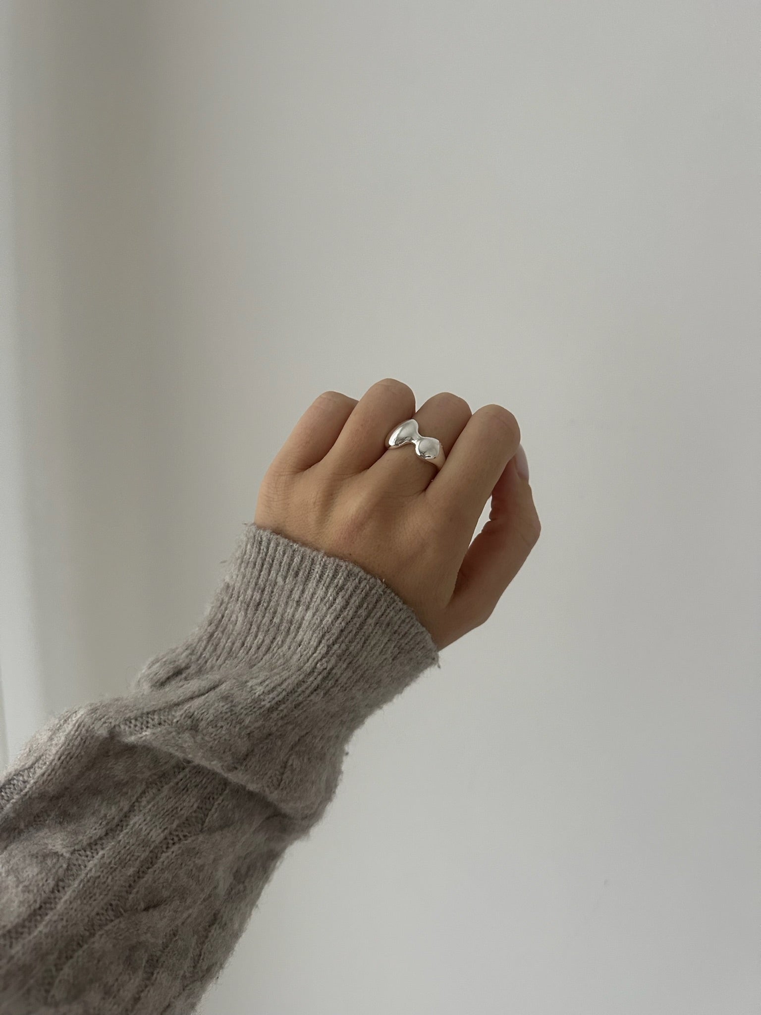 ripple silver ring