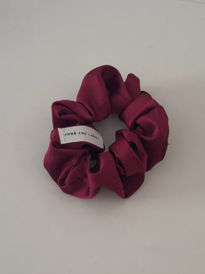 burgundy silk