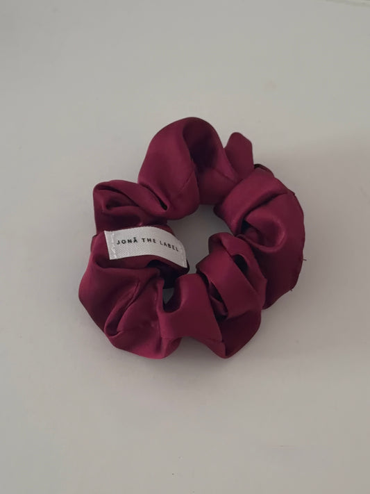 burgundy silk