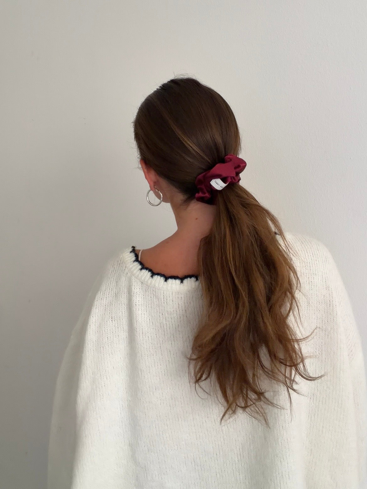 burgundy silk