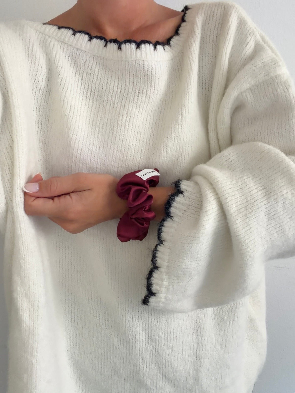 burgundy silk