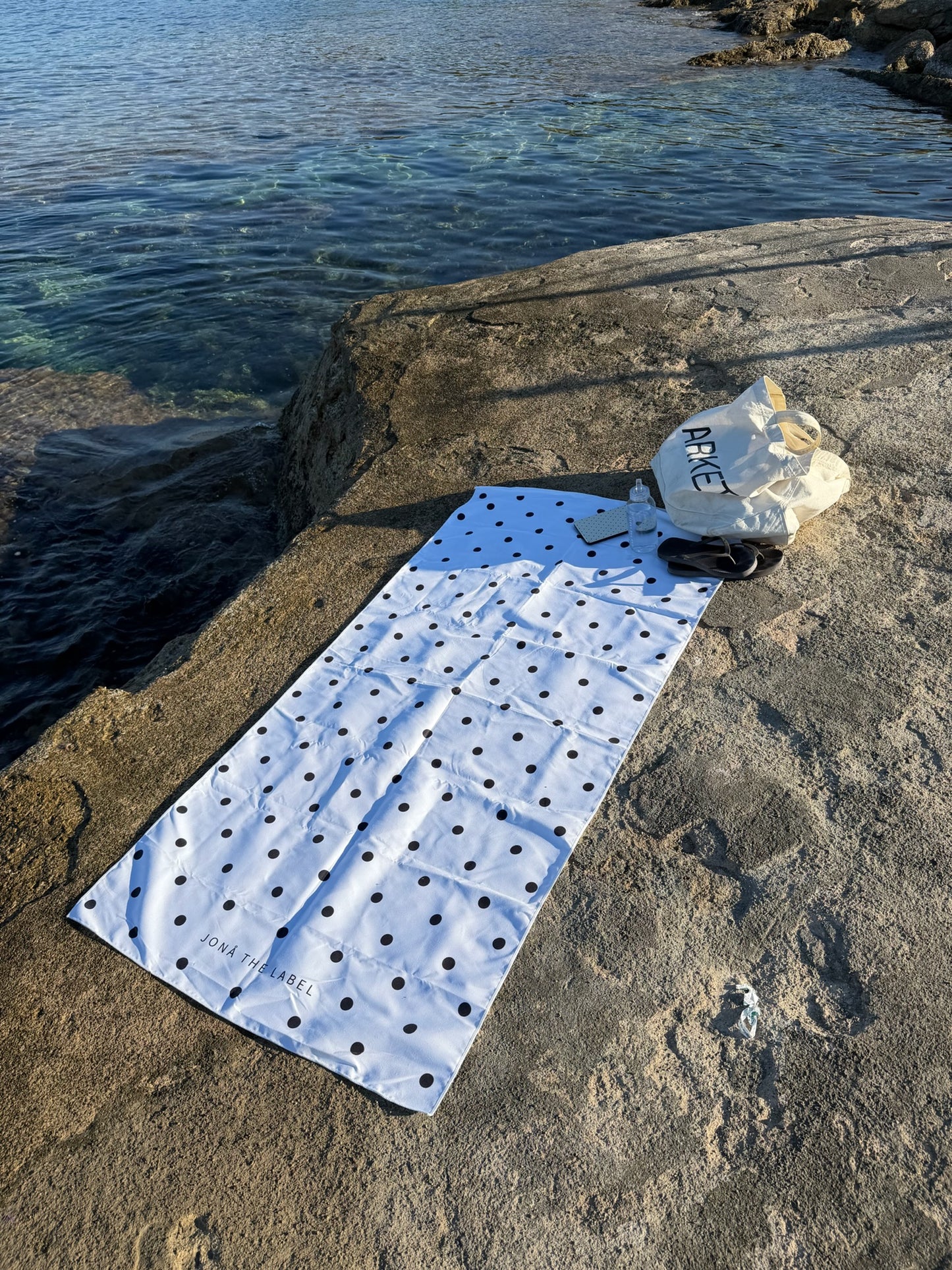 Beach Towel in polka dots