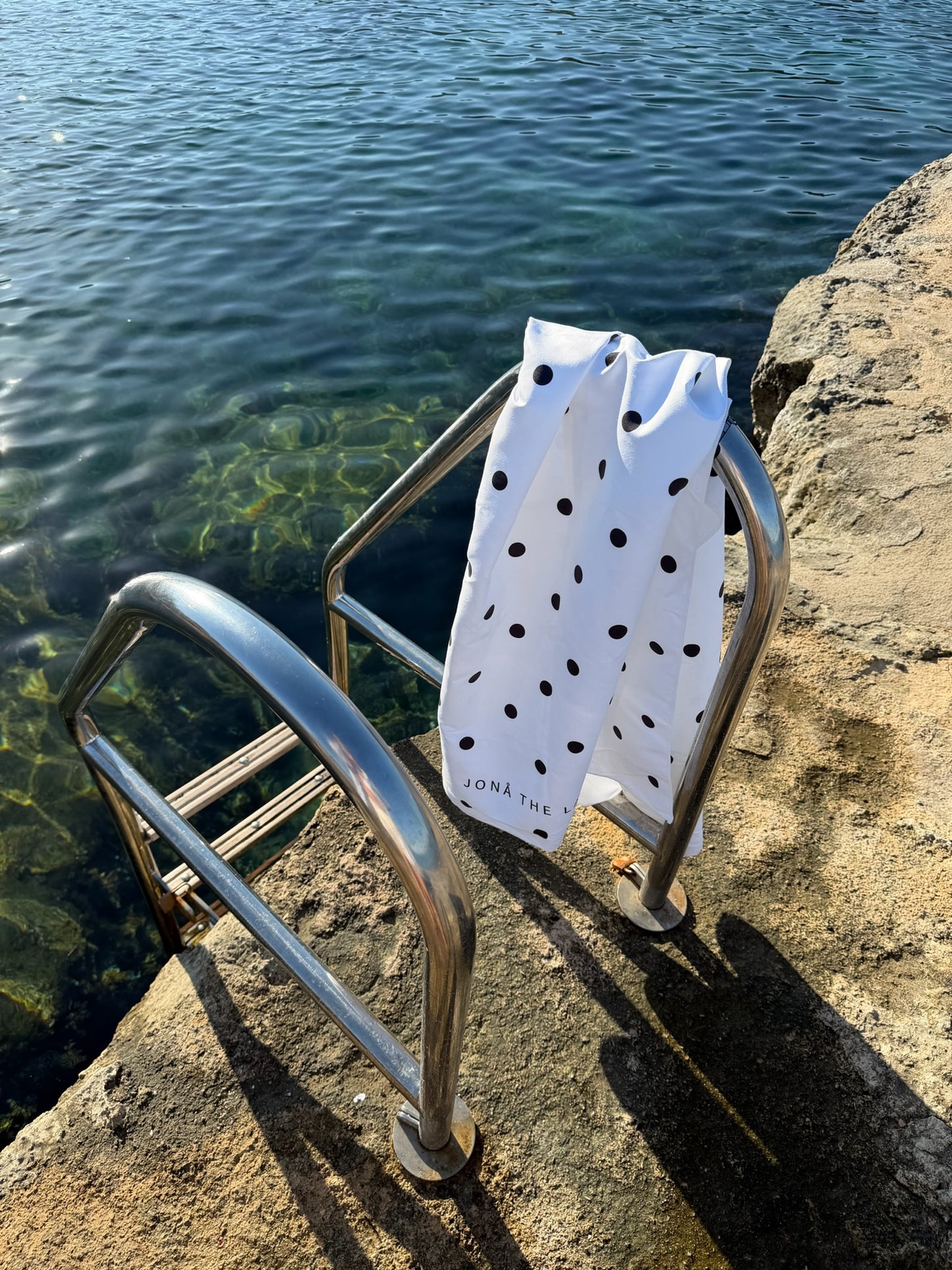 Beach Towel in polka dots