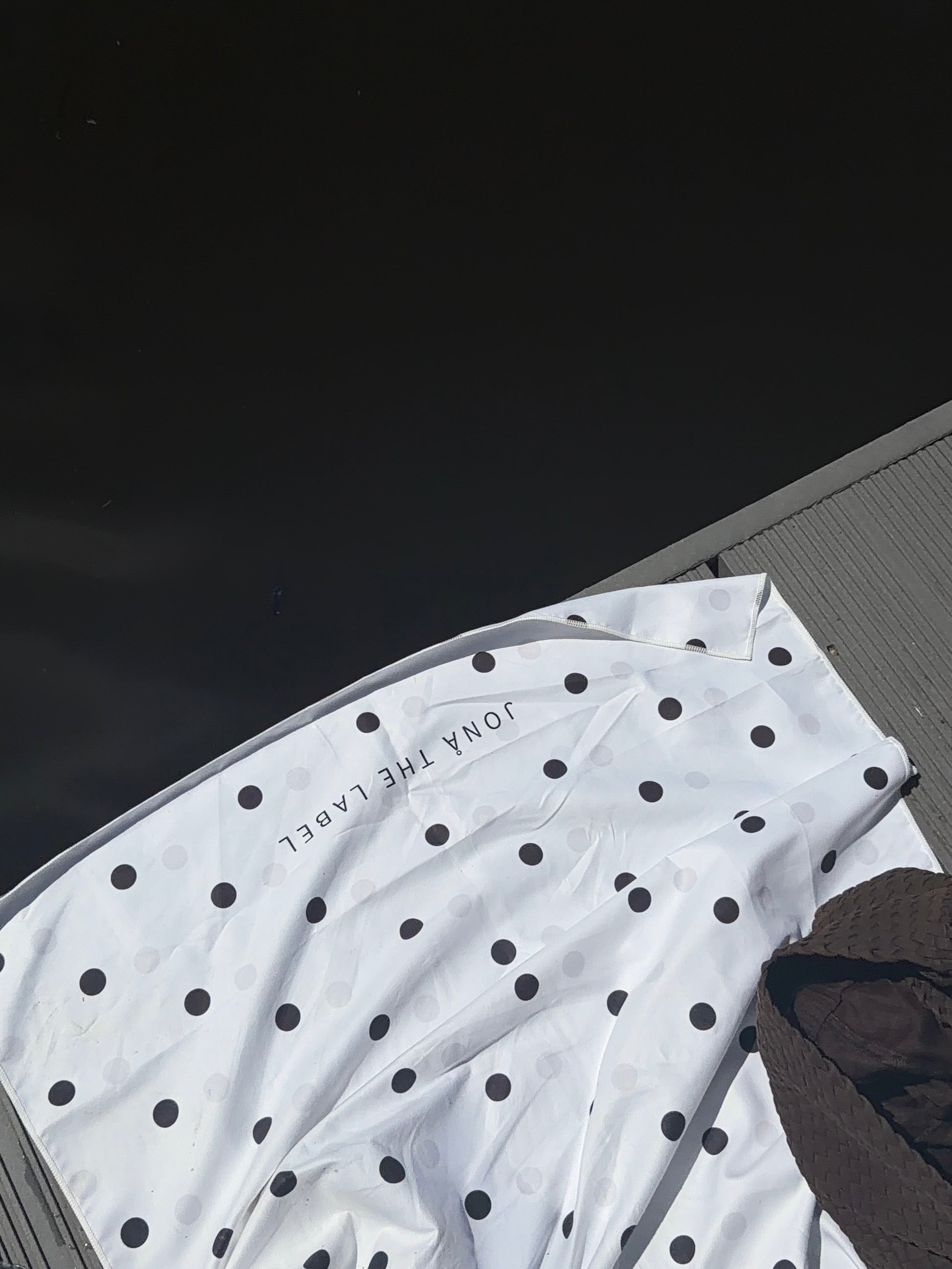 Beach Towel in polka dots
