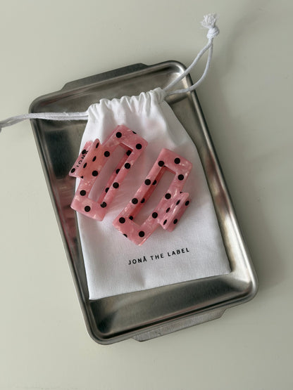 rose polka dots