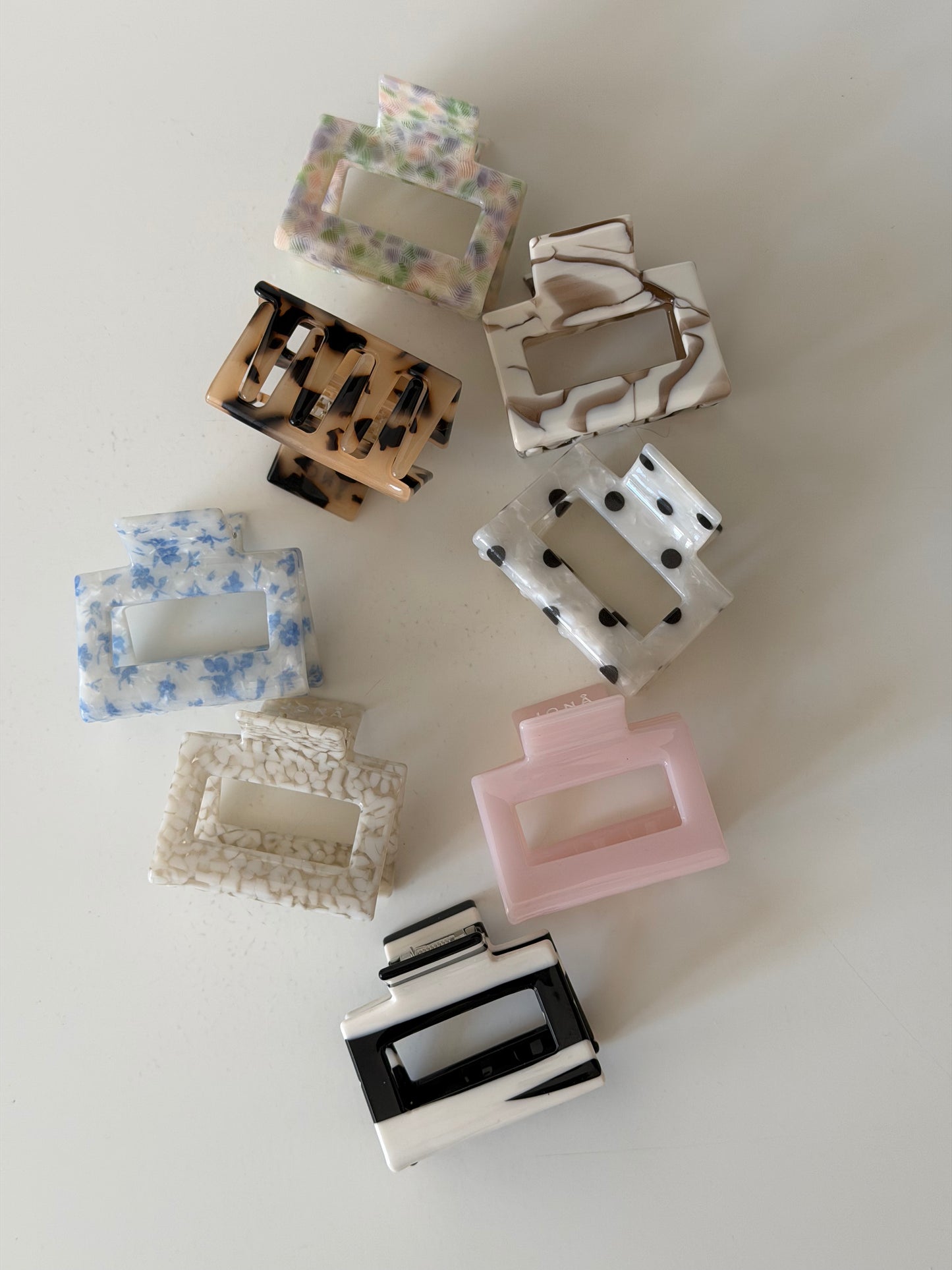 JOSEFIN CLIP in fleur bleu