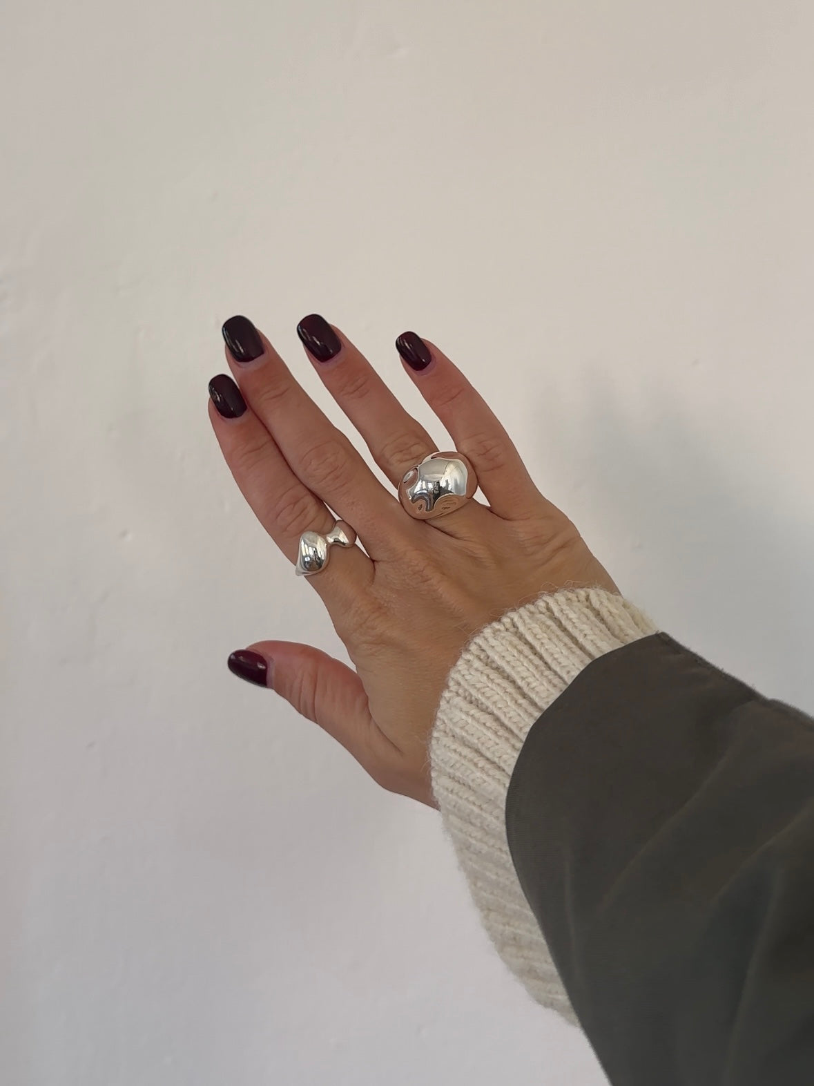 bold silver ring