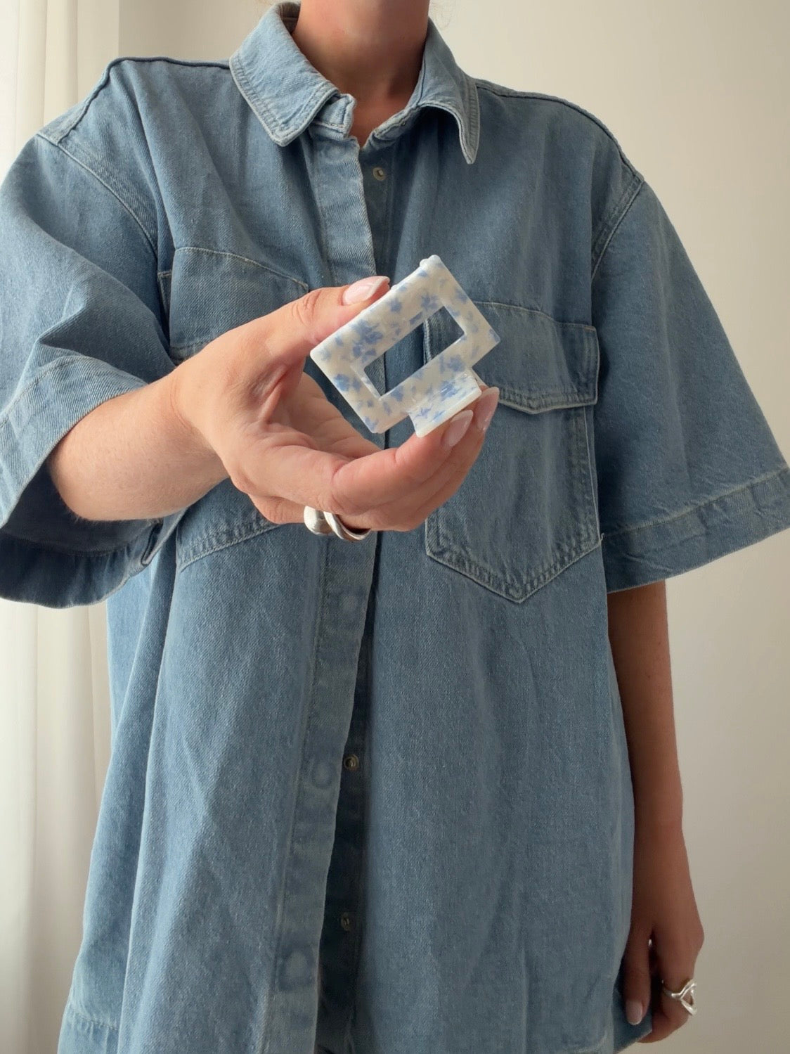 fleur bleu