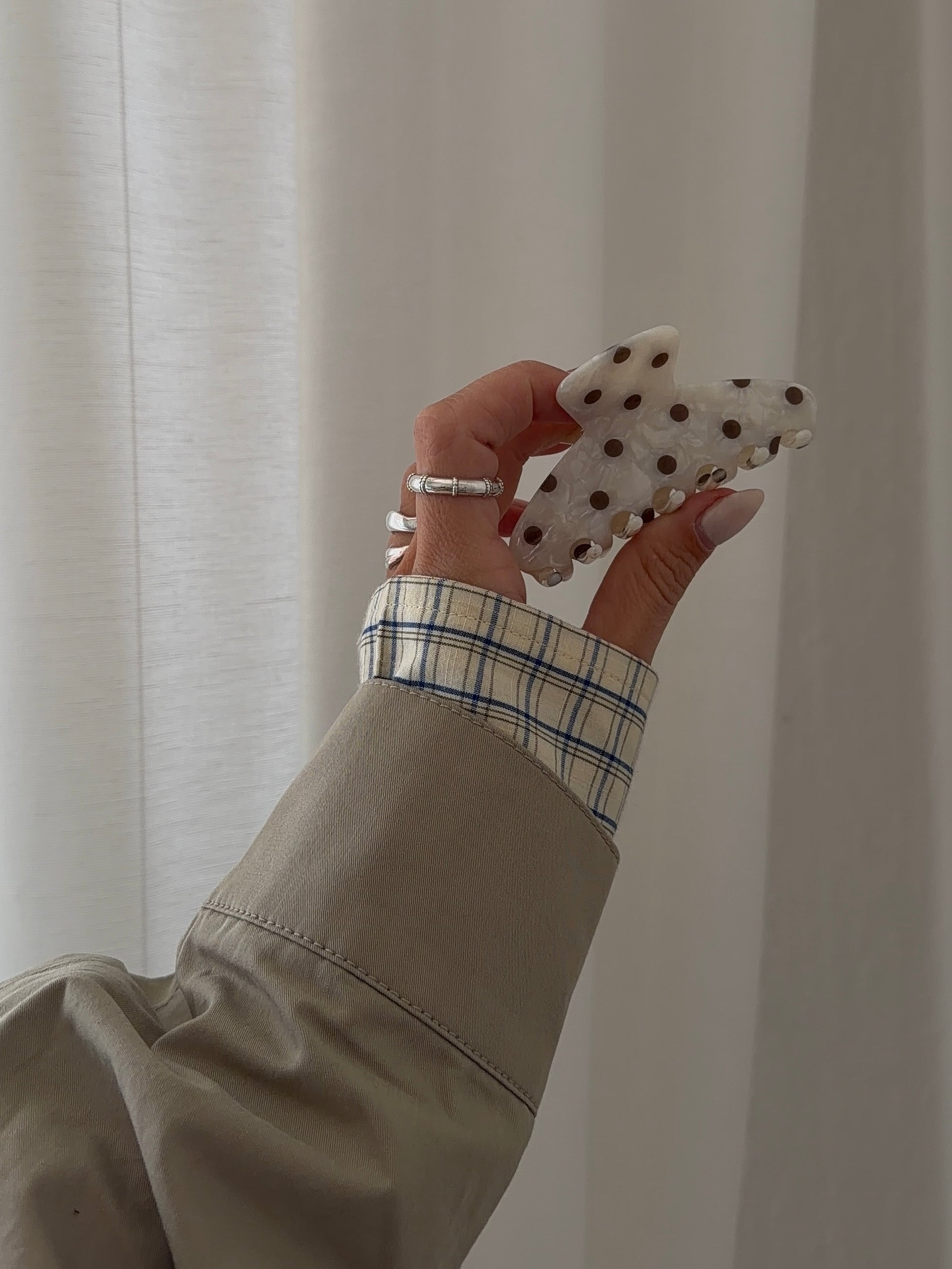 brown polka