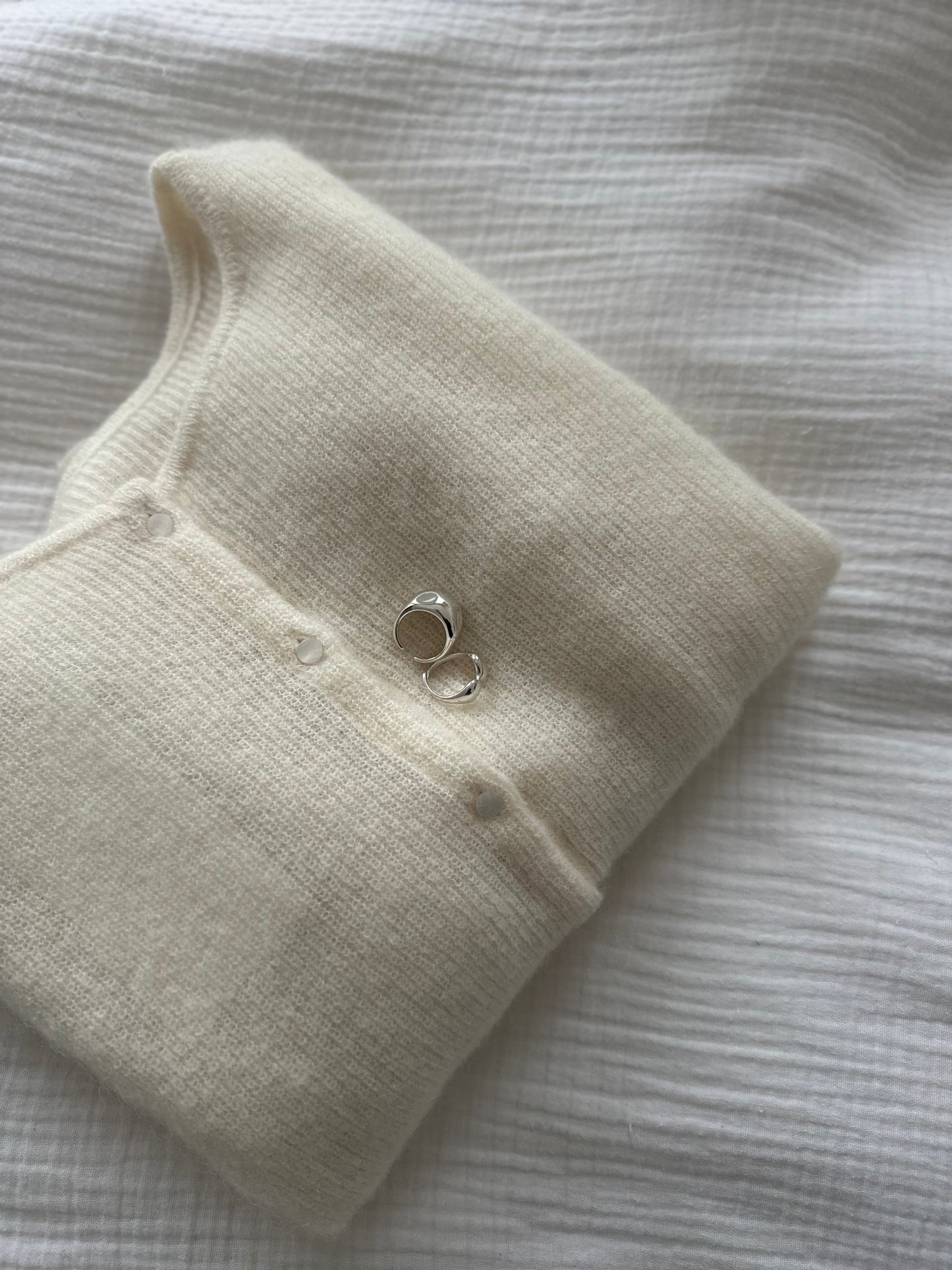 ripple silver ring