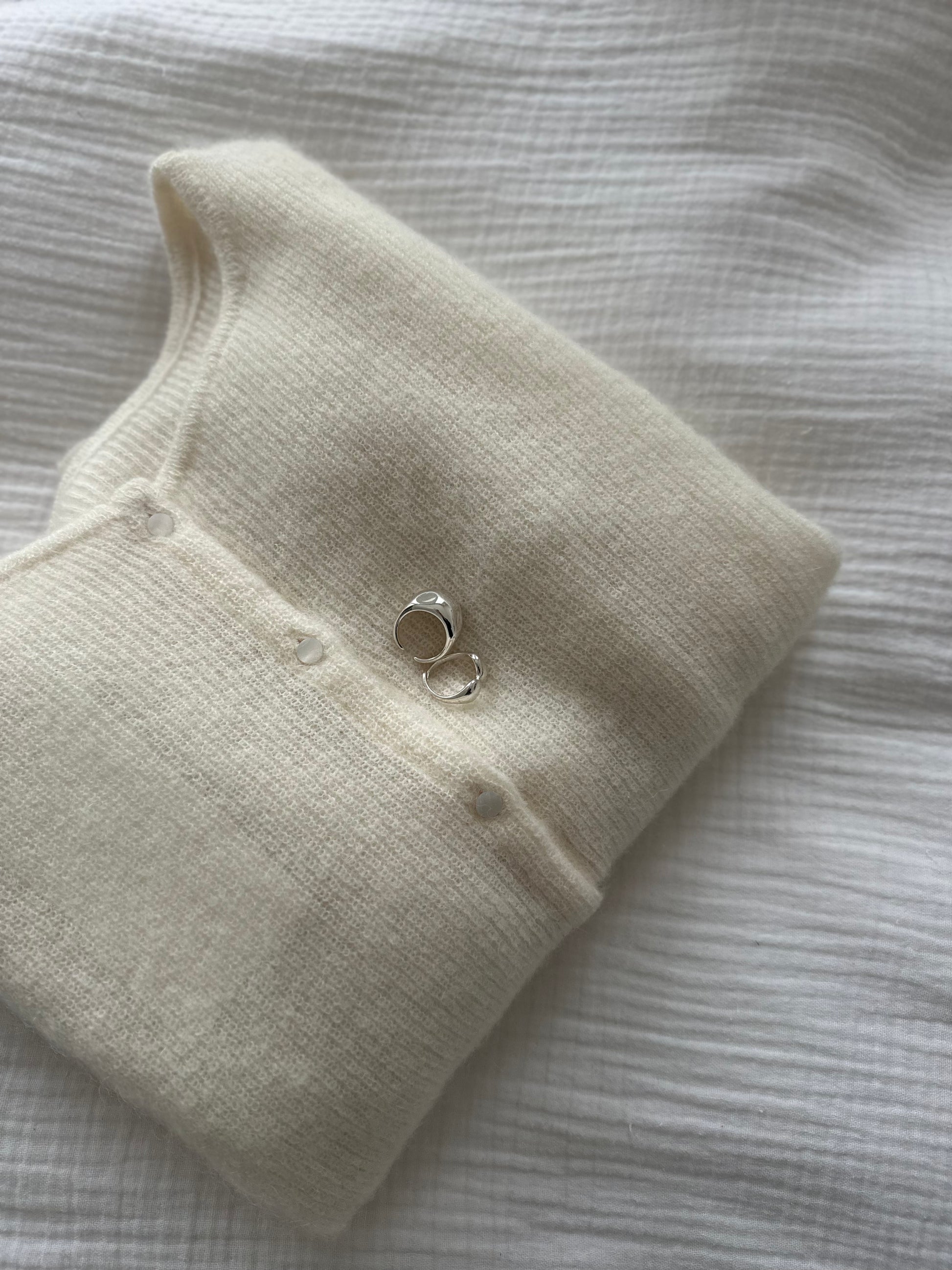ripple silver ring