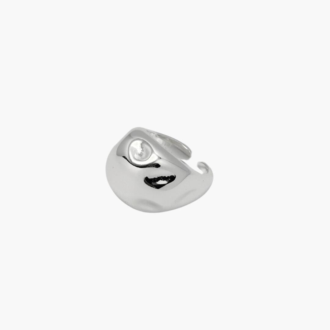 bold silver ring